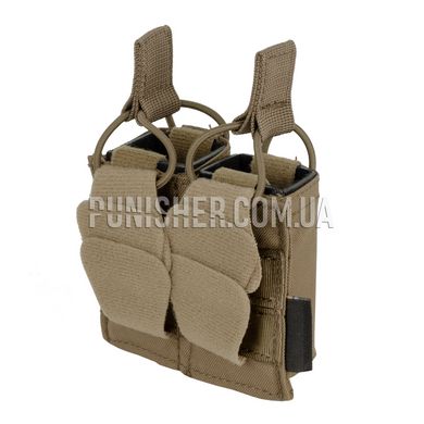 Emerson Double Magazine Pouch for S&S Precision Vest, Coyote Brown, 2, Molle, Glock, Beretta, Fort 12, Fort 14, ПМ, For plate carrier, 9mm, Cordura 500D, Plastic