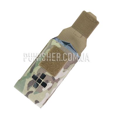 WAS Small Horizontal Laser Cut Individual First Aid Kit Pouch, Multicam, Pouch for turnstile