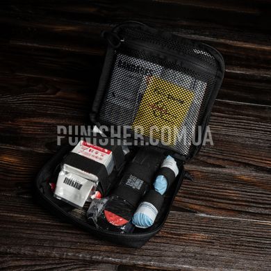 Медицинский комплект NAR Door Panel Kit Basic, Черный, Бинт для тампонады, Бинт эластичный, Медицинские ножницы, Окклюзивная повязка, Турникет