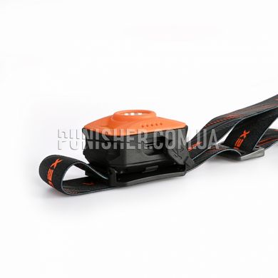 Налобный светодиодный фонарик Videx H085-OR 400Lm, Черный, Налобный, USB, Белый, Красный, 400