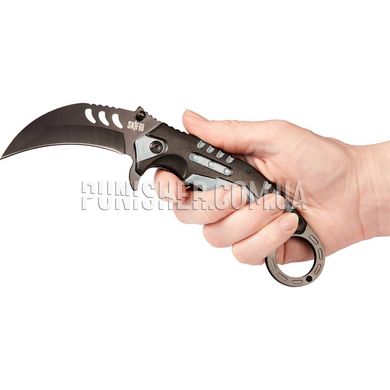 Skif Plus Cockatoo Knife, Black, Knife, Folding, Smooth