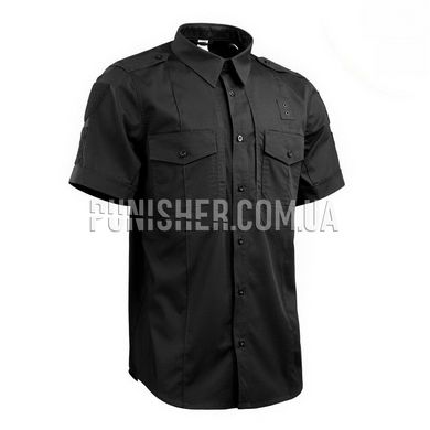 M-Tac Police Light Flex Short Sleeve Shirt, Black, Medium