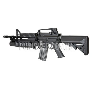 Штурмовая винтовка Specna Arms M4 SA-G01 One Carbine Replica с подствольным гранатометом, Черный, AR-15 (M4-M16), AEP, Нет, 360
