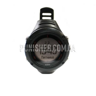 Спортивний годинник Suunto Ambit3 Run Black (Були у використанні), Чорний, Тахіметр, Фітнес-трекер, Хронограф, GPS, Спортивний годинник