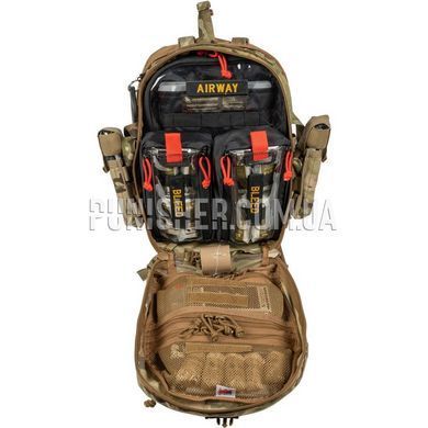 Тактическая аптечка NAR Mini Medic Kit Basic Multicam, Multicam, Бандаж, Бинт для тампонады, Медицинские ножницы, Медицинские карточки, Окклюзивная повязка, Противоожоговая повязка, Турникет, Шина