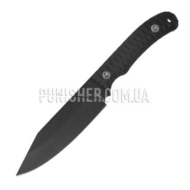 Тактический нож Blade Brothers Knives Хирдман, Черный, Нож, С фиксированным лезвием, Гладкая