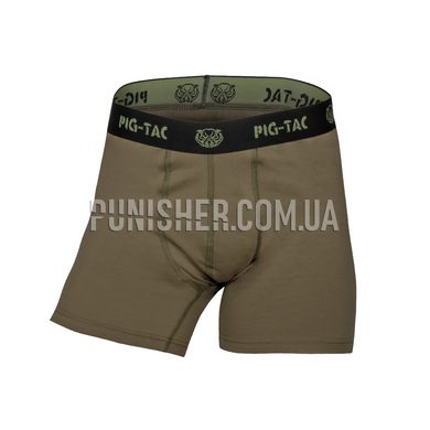 P1G-TAC Punisher Combat Boxers, Olive Drab, Small