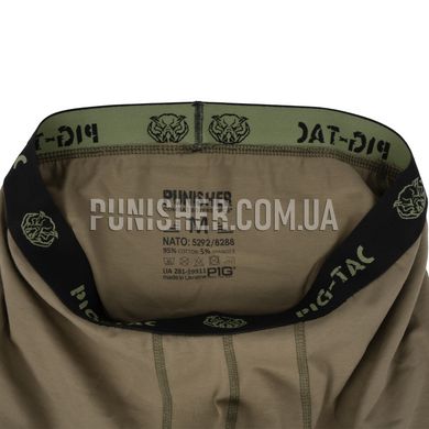 P1G-TAC Punisher Combat Boxers, Olive Drab, Small