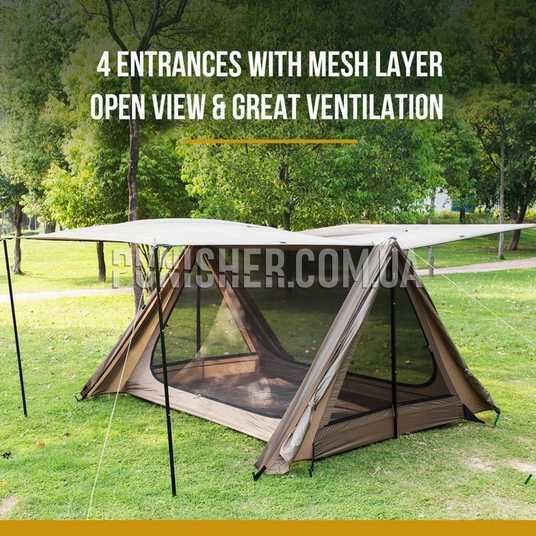 OneTigris Outback Retreat Camping Tent Coyote Brown buy with