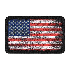 M-Tac Flag of USA vintage (80x50 mm) Patch, Red, Cordura