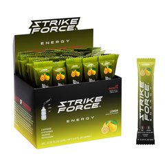 Strike Force Energy Lemon Drink, Yellow