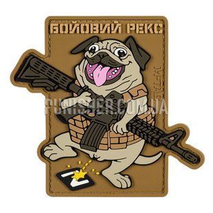 Нашивка M-Tac Бойовий Рекс (PVC), Coyote Brown, ПВХ, Ні