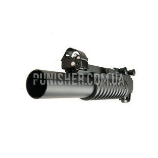 Гранатомет тренувальний підствольний M203 Long страйкбольний D-Boys, Чорний, На зброю