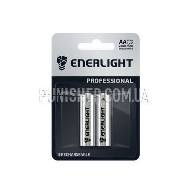 Enerlight Professional AA 2700 мАч Ni-MH 2 pcs Battery, Silver, AA
