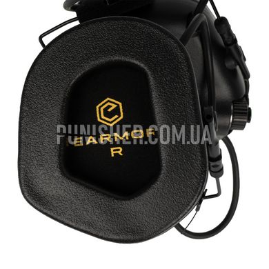 Earmor M32 Mark 3 MilPro Tactical Headset, Black, Headband, 22, Single