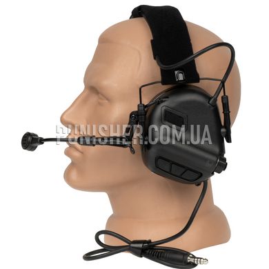 Earmor M32 Mark 3 MilPro Tactical Headset, Black, Headband, 22, Single