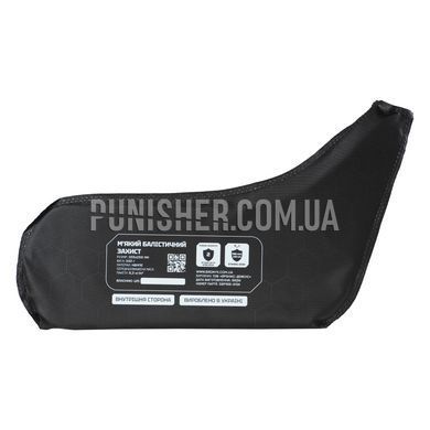 Bronyx Inner Thigh Ballistic Pack Class 2 355x200, Black, Soft bags, 2, Ultra high molecular weight polyethylene