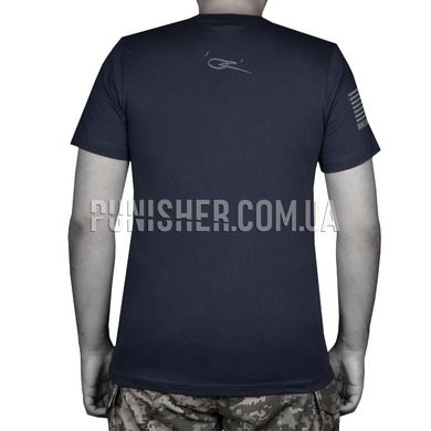 Nine Line Apparel American Oz-Be The CalmT-Shirt, Navy Blue, Small