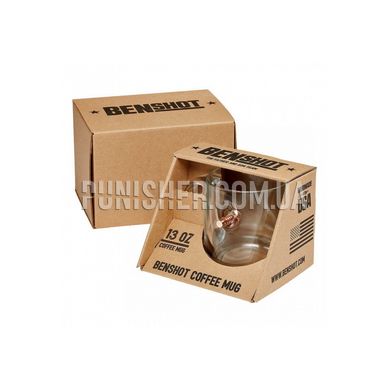 BenShot Coffee Mug with .308 bullet, Clear, Посуда из стекла