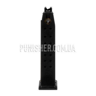 Магазин страйкбольний Umarex для Glock 17 на 23 кульки (Green Gas), Чорний, Газовий, Glock, Метал