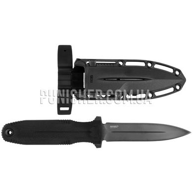 SOG Pentagon FX Knife, Black, Knife, Fixed blade, Smooth