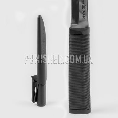 Ніж з фіксованим клинком Cold Steel Finn Bear, Чорний, Ніж, З фіксованим лезом, Гладкий