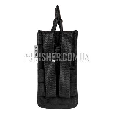 A-line CM1 pouch for M4 magazines, Black, 1, Molle, AK-74, AR15, M4, M16, HK416, For plate carrier, .223, 5.45, 5.56, Cordura 1000D