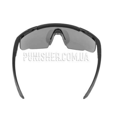 Wiley-X Saber Advanced Sunglasses with Smoke Lens, Black, Smoky, Goggles