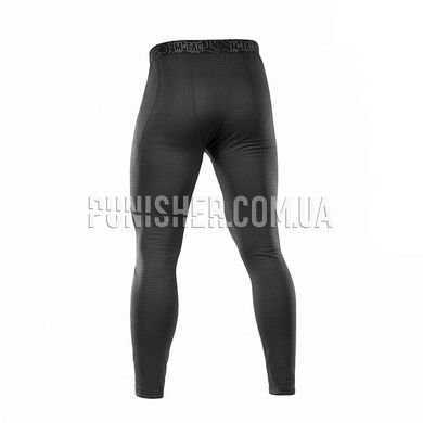 M-Tac Fleece Delta Level 2 Black Thermal Pants, Black, Medium