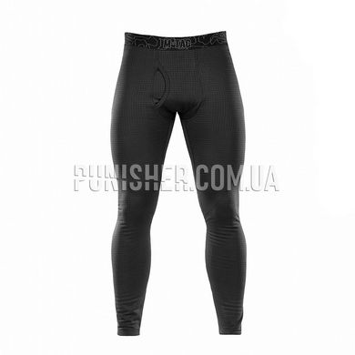 M-Tac Fleece Delta Level 2 Black Thermal Pants, Black, Medium