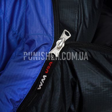 Western Mountaineering Antelope Left Zipper Winter Sleeping Bag, Blue, Sleeping bag
