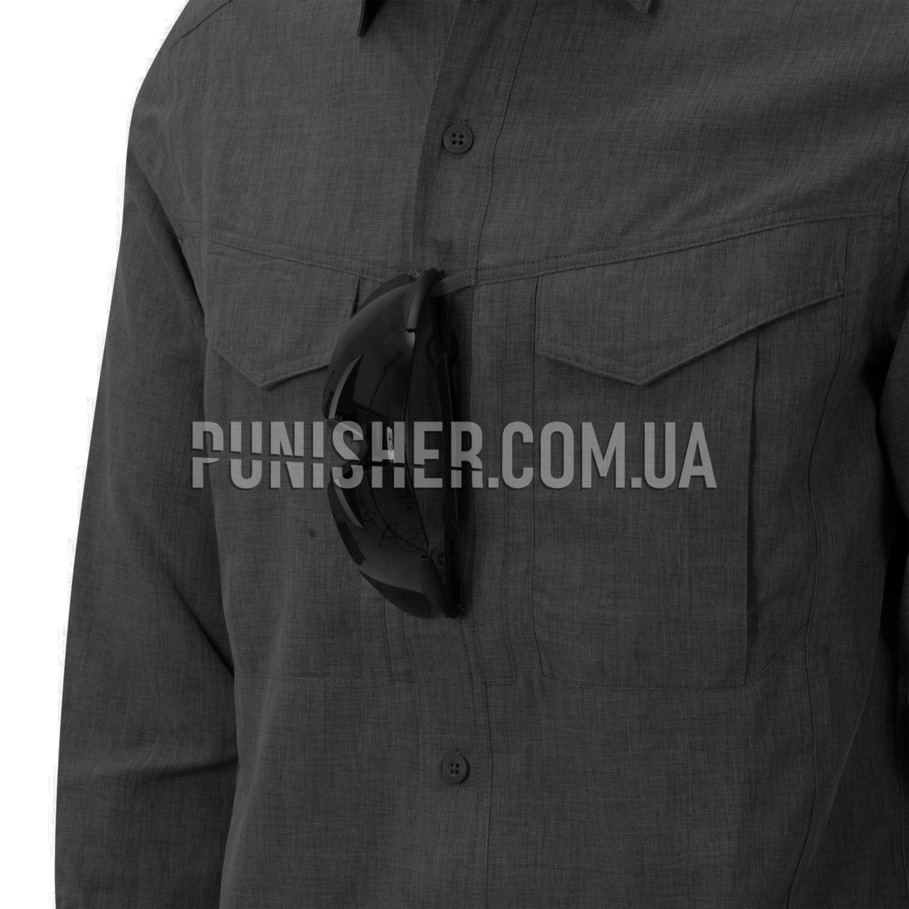 Helikon-Tex Defender MK2 Gentleman Shirt Black/Grey Melange KO-DGM-P Helikon-Tex Defender MK2 Gentleman Shirt Black/Grey Melange KO-DGM-P
