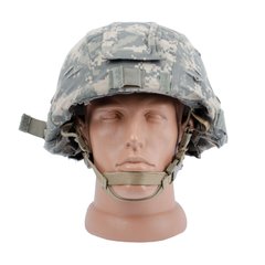 Шлем кевларовый MSA MICH Ballistic Helmet с кавером ACU (Бывшее в употреблении), ACU, Large