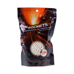Rockets Professional 0,30g 0,5kg BBs, White, Standard, Balls, 0,30