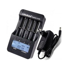 LiitoKala battery charger with Power Bank function, Black
