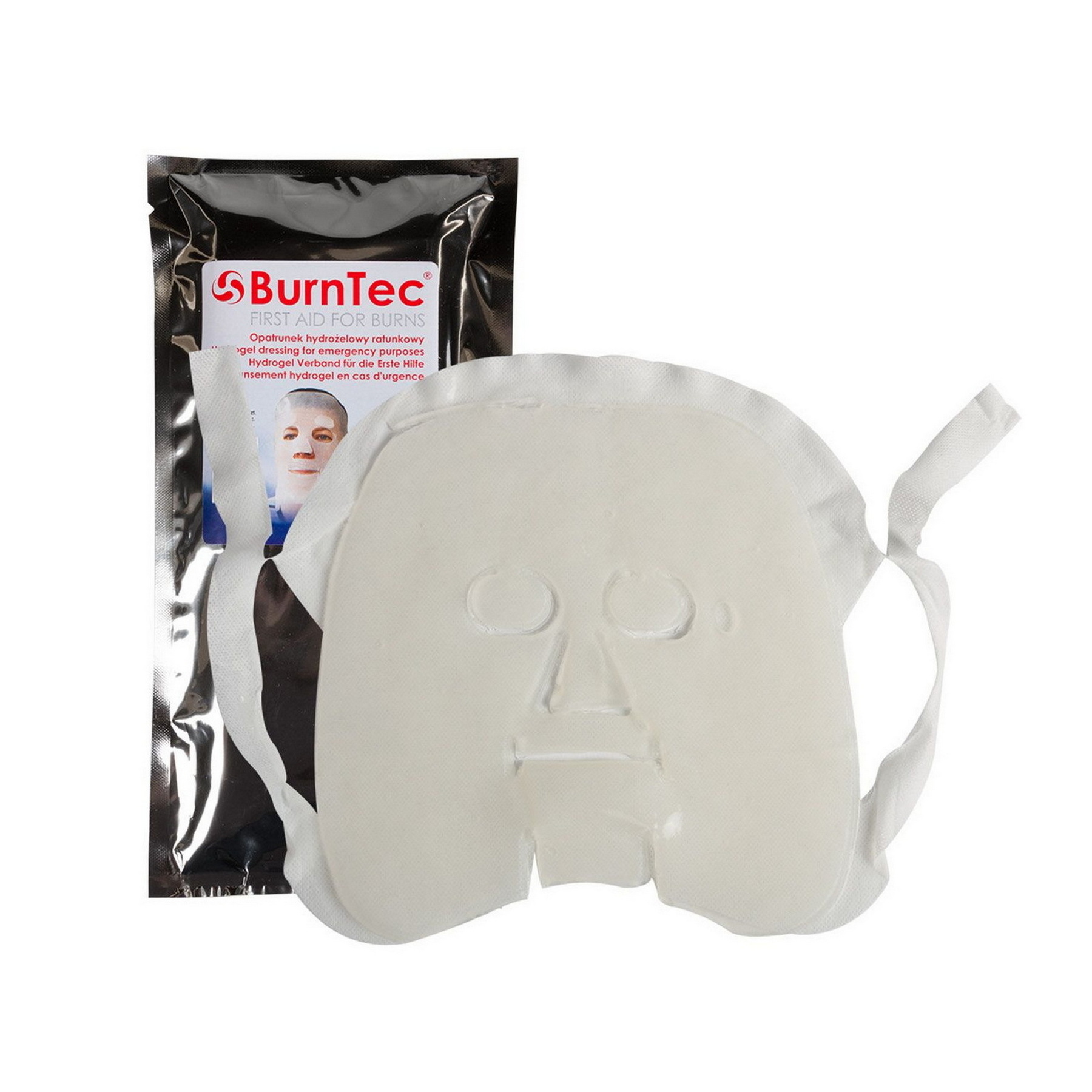 Протиопікова гідрогелева маска для обличчя NAR BurnTec Burn Mask 40x60 см North American Rescue - купити в Україні