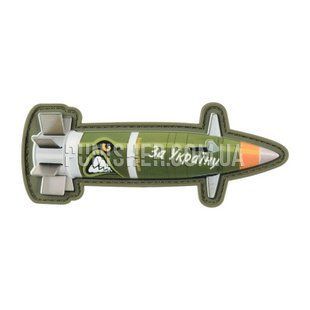 Нашивка Excalibur "За Україну", Зелений, ПВХ, Ні