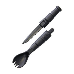 Набір вилка-ложка-ніж Ka-Bar Tactical Spork, Чорний, Столове приладдя