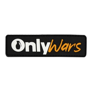 OnlyWars Patch, Black, PVC, No