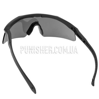 Revision Sawfly Eyewear Deluxe Vermillion Kit, Black, Transparent, Smoky, Red, Goggles, Small