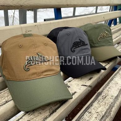 Helikon-Tex LOGO PolyCotton Ripstop Cap, Olive, Universal