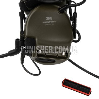 3M Peltor ComTac XPI PELTOR Flex Mic Headset, Olive, Headband, 25, PELTOR J11, Comtac XPI, 2xAAA, Single