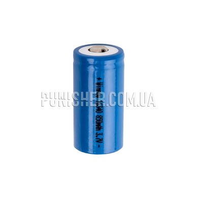 ACM CR123A 850mAh 3.7V Battery Lithium, Blue, CR123A