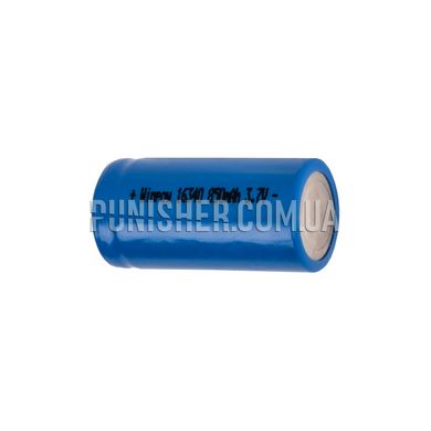 ACM CR123A 850mAh 3.7V Battery Lithium, Blue, CR123A