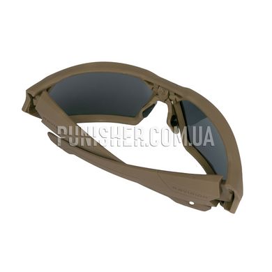 Revision ShadowStrike Ballistic Sunglasses with Polarized Lens, Tan, Polarized, Goggles