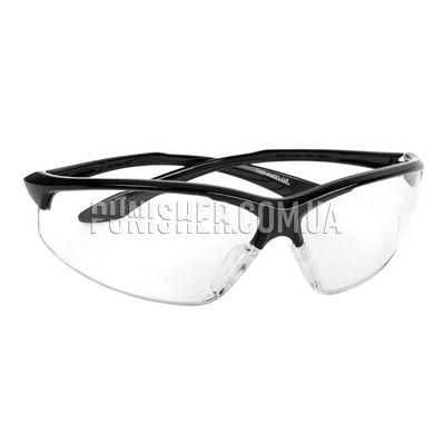 Балістичні окуляри Walker’s IKON Tanker Glasses з прозорими лінзами, Чорний, Прозорий, Окуляри
