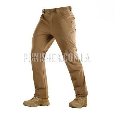M-Tac Soft Shell Winter Coyote Pants, Coyote Brown, Medium