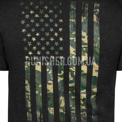 Футболка Nine Line Apparel American Camo, Черный, X-Large