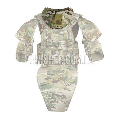 Горжет M-Tac з балістичними пакетами 1 клас захисту Elite Gen.II Multicam, Multicam, Захист шиї, 1, Надвисокомолекулярний поліетилен