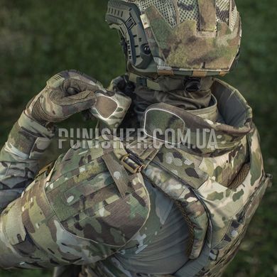 Горжет M-Tac з балістичними пакетами 1 клас захисту Elite Gen.II Multicam, Multicam, Захист шиї, 1, Надвисокомолекулярний поліетилен